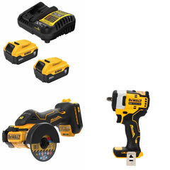 DeWalt DCB205-2C Battery Kit W/ FREE DCS438B Cut-Off Tool and FREE DCF913B Impact Wrench
