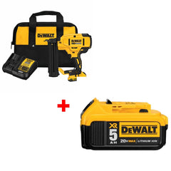 DeWalt DCN680D1 20 V MAX XR 18 GA Nailer Kit w/ FREE DCB205 20V Max Battery Pack