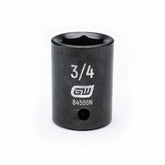 Gearwrench 84506N 1/2" Drive 6 Point Standard Impact SAE Socket 3/4"