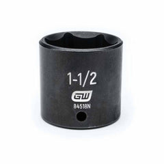 Gearwrench 84518N 1/2" Drive 6 Point Standard Impact SAE Socket 1-1/2"
