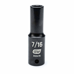 Gearwrench 84547N 1/2" Drive 6 Point Deep Impact SAE Socket 7/16"