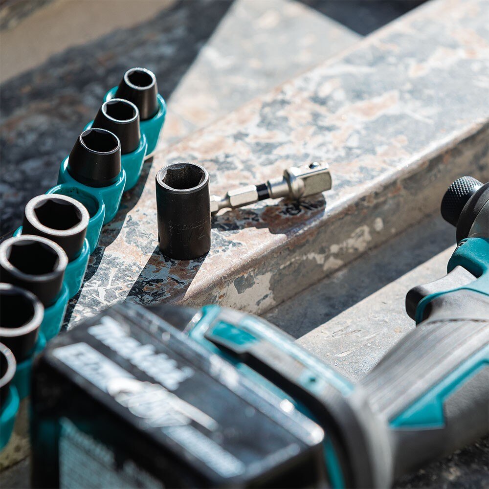 Makita E-01672 Impact XPS 10-Piece 3/8" Drive 6-Point SAE Impact Socket Set