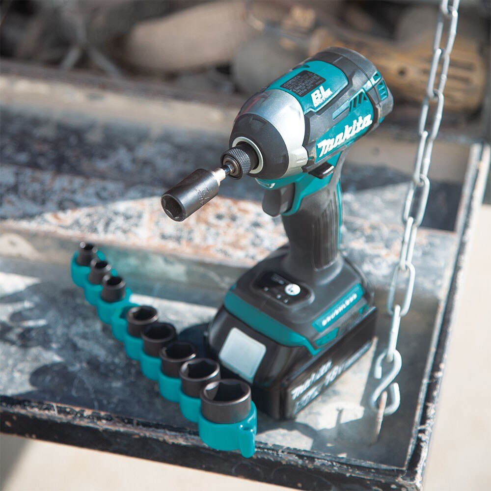 Makita E-01672 Impact XPS 10-Piece 3/8" Drive 6-Point SAE Impact Socket Set