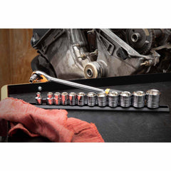 Gearwrench 80553 13 Pc. 3/8" Drive 6 Point Standard SAE Socket Set