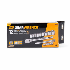 Gearwrench 80556 12 Pc. 3/8" Drive 6 Point Standard SAE Mechanics Tool Set