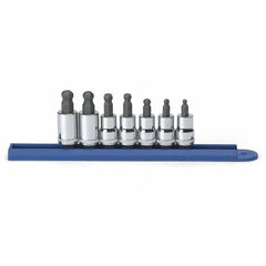 Gearwrench 80587 7 Pc. 3/8" Drive Ball End Hex Bit Metric Socket Set