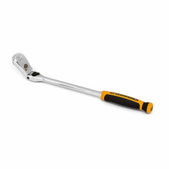 Gearwrench 81267T 3/8" Drive 90-Tooth Dual Material Locking Flex Head Teardrop Ratchet 13"