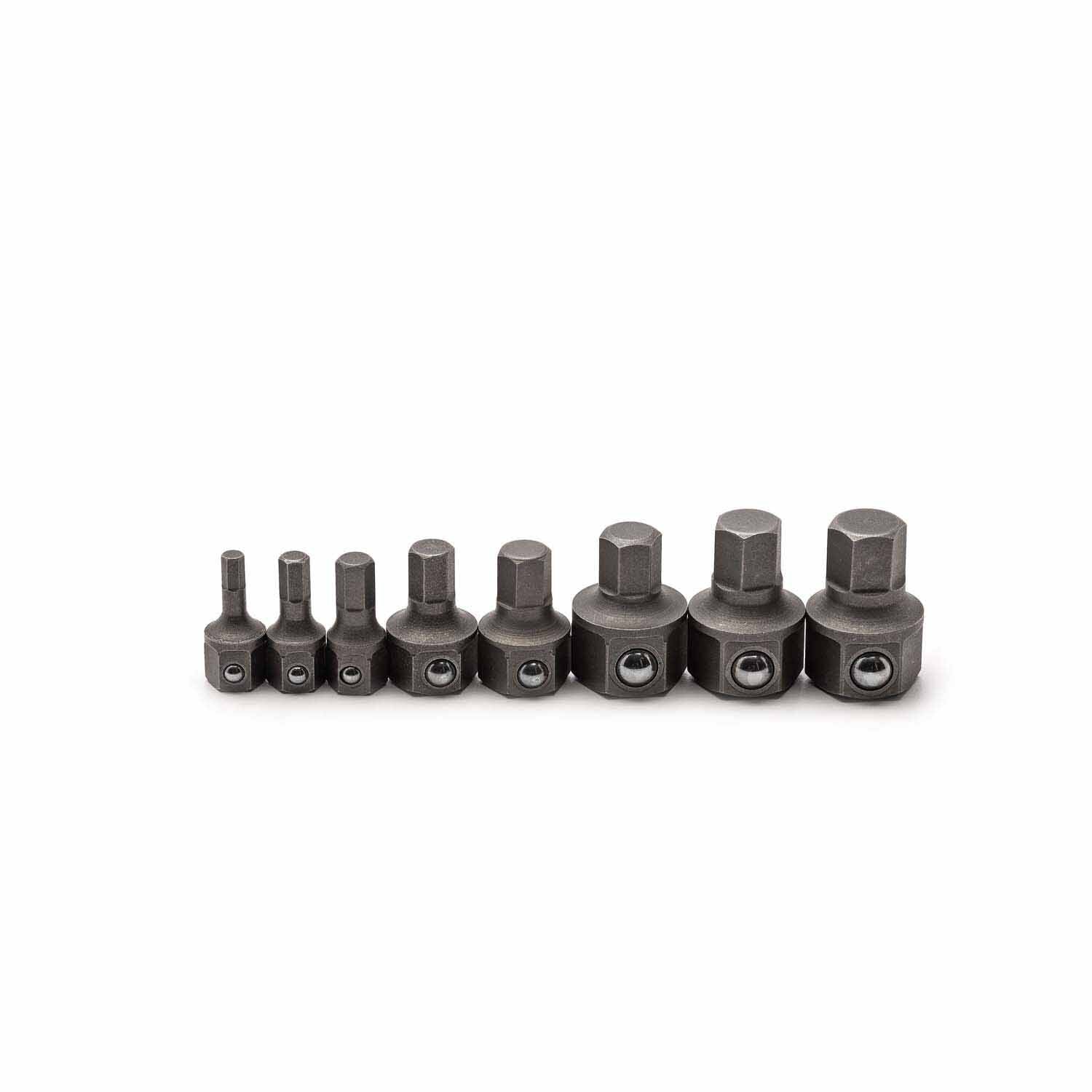 Gearwrench 81550 8 Pc. Metric Hex Insert Bit Set for 6 & 12 Point Wrenches