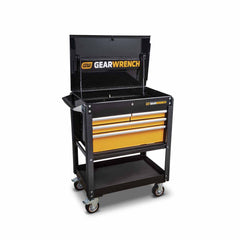 Gearwrench 83168 33" 4 Drawer Black & Orange Utility Cart