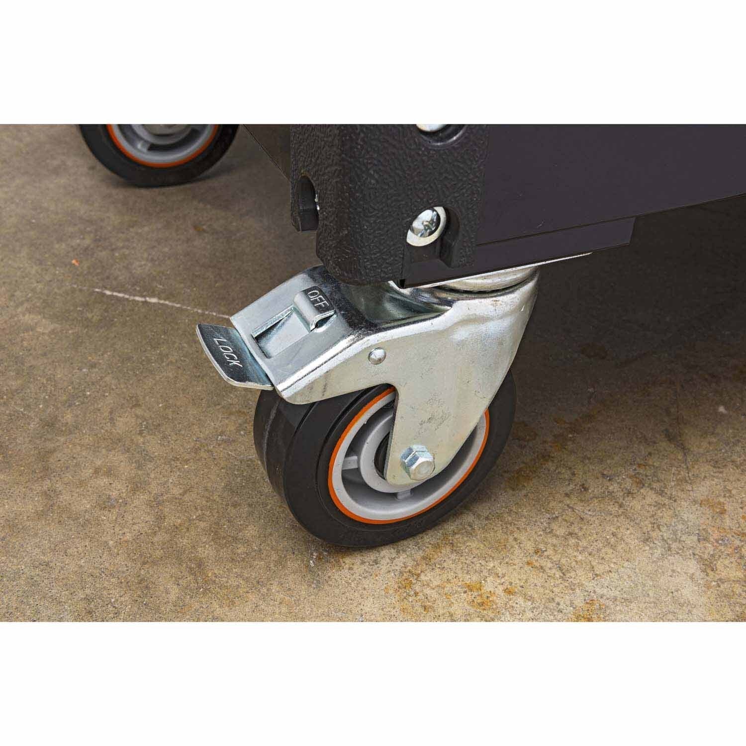 Gearwrench 83168 33" 4 Drawer Black & Orange Utility Cart