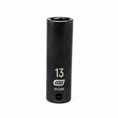 Gearwrench 84336N 3/8" Drive 6 Point Deep Impact Metric Socket 13mm