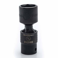 Gearwrench 84744 1/2" Drive 6 Point Standard X-Core Pinless Impact Universal SAE Socket 15/16"