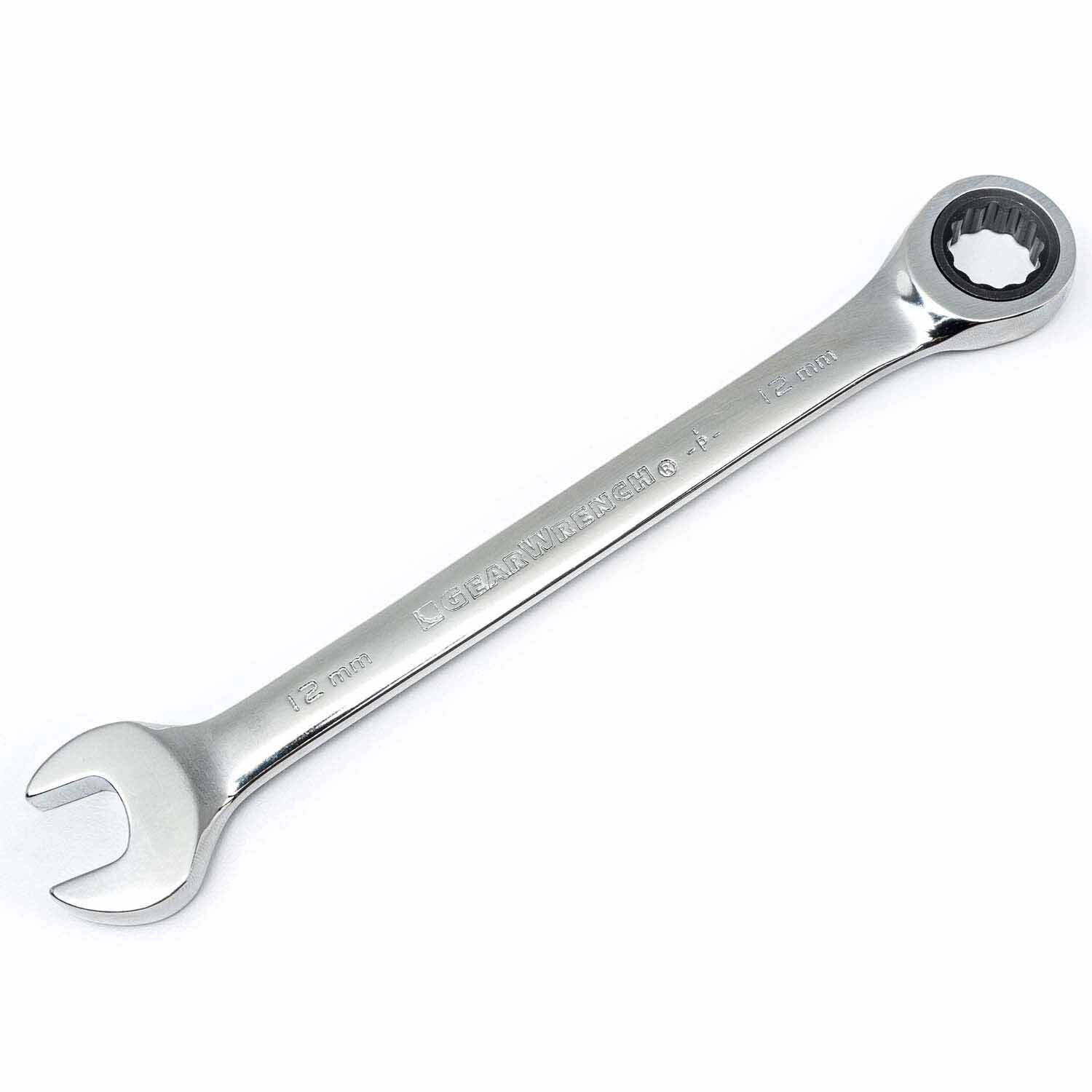 Gearwrench 93004D 5 Pc. 72-Tooth 12 Point Ratcheting Combination Metric Wrench Set