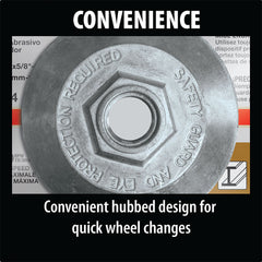 Makita A-95984-25 4-1/2" x 1/4" x 5/8-11" INOX Grinding Wheel, 36 Grit, 25/pk