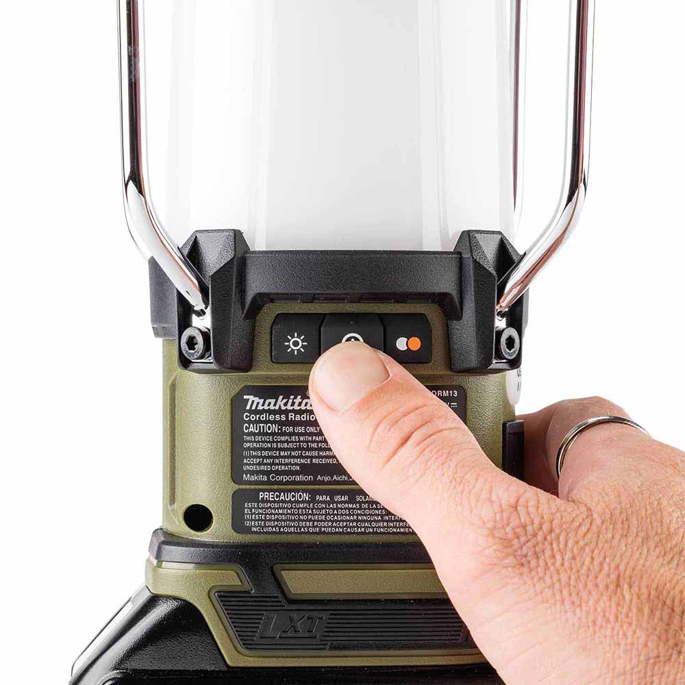 Makita ADRM13 Outdoor Adventure 18V LXT Bluetooth Radio and L.E.D. Lantern