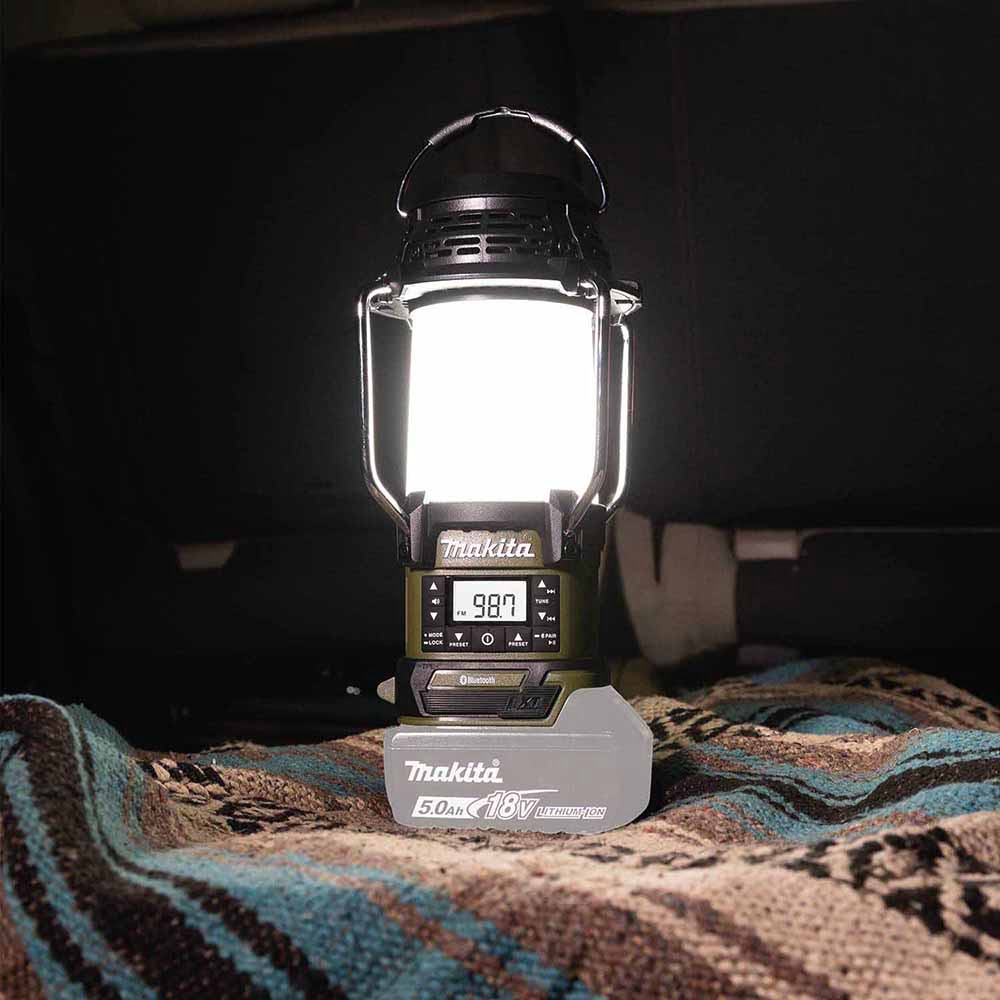 Makita ADRM13 Outdoor Adventure 18V LXT Bluetooth Radio and L.E.D. Lantern