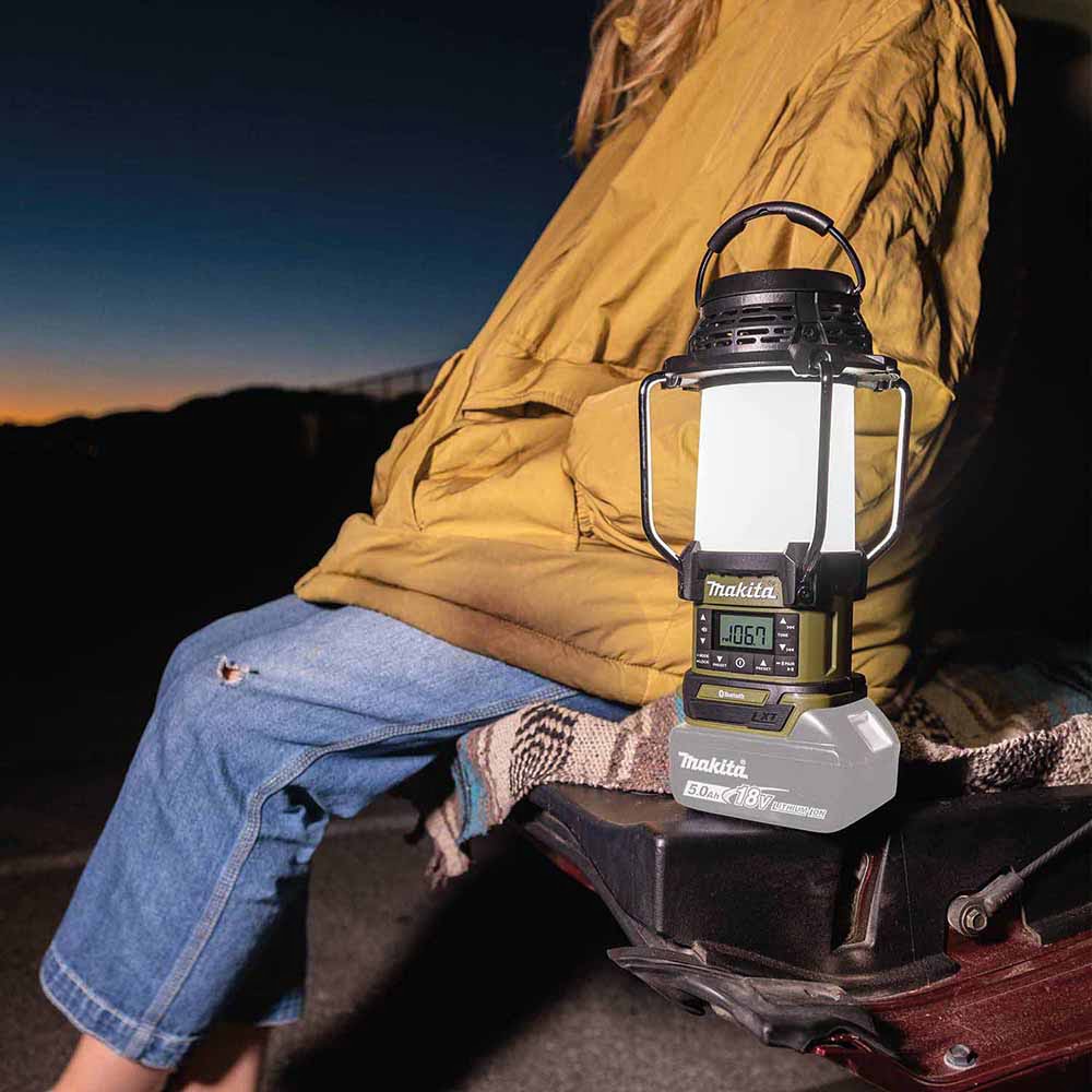 Makita ADRM13 Outdoor Adventure 18V LXT Bluetooth Radio and L.E.D. Lantern
