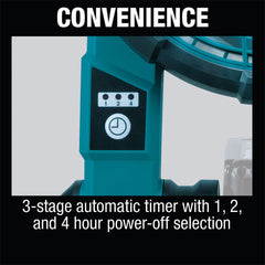 Makita DCF201Z 18V LXT Lithium-Ion Cordless Job Site Fan (Tool only)