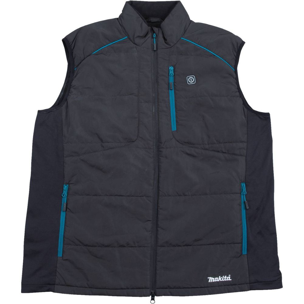 Makita DCV202ZL 18V LXT Lithium-Ion Cordless Heated Vest, Vest Only (Black, Large)