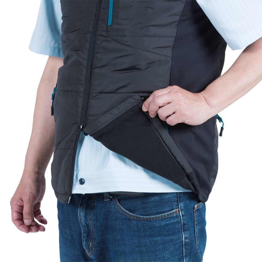Makita DCV202ZL 18V LXT Lithium-Ion Cordless Heated Vest, Vest Only (Black, Large)