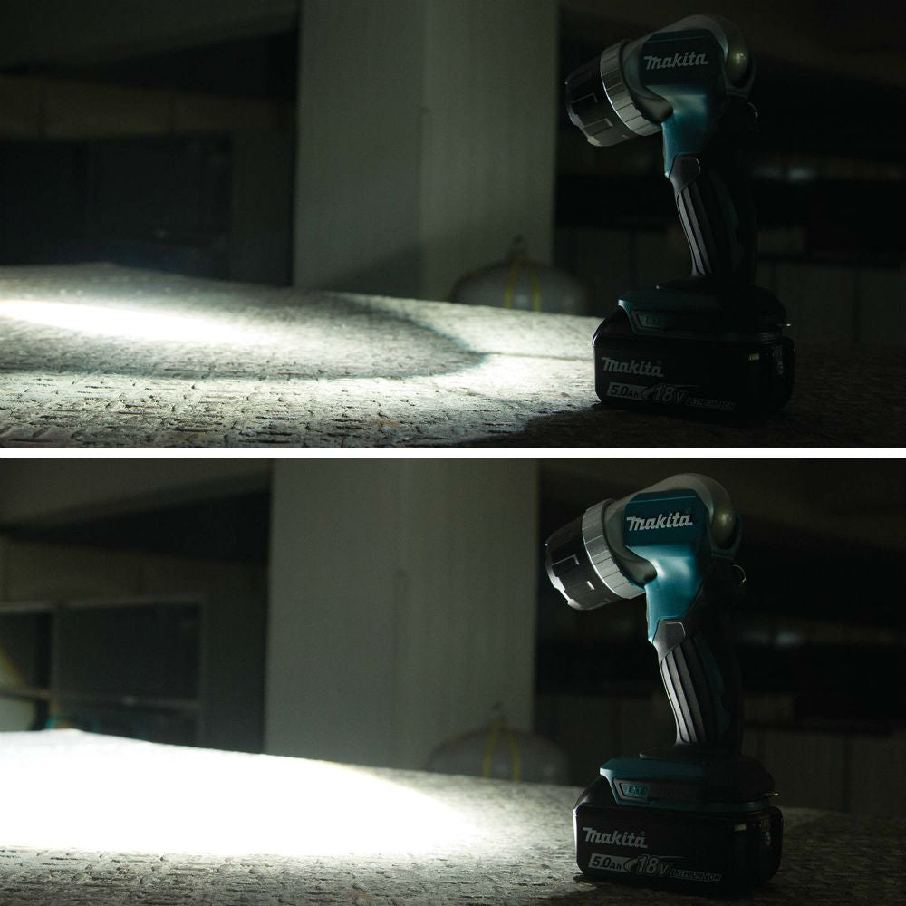 Makita DML808 18V LXT Lithium-Ion Adjustable Beam L.E.D. Flashlight
