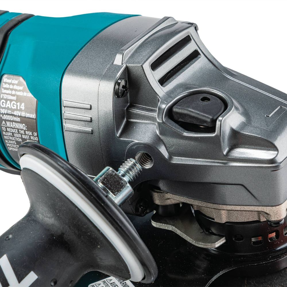 Makita GAG14Z 40V max XGT Brushless Cordless 4-1/2" / 6" Paddle Switch Angle Grinder, with Electric Brake, Tool Only