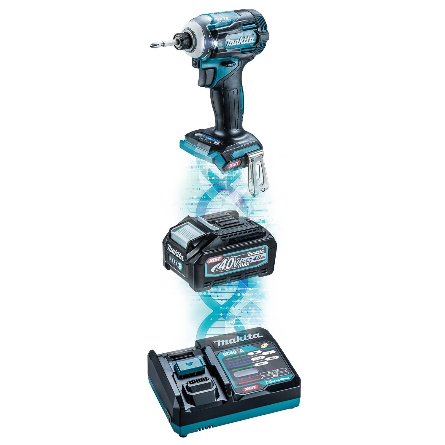 Makita GT400M1D1 40V max XGT® 4-Pc. Combo Kit (2.5Ah/4.0Ah)