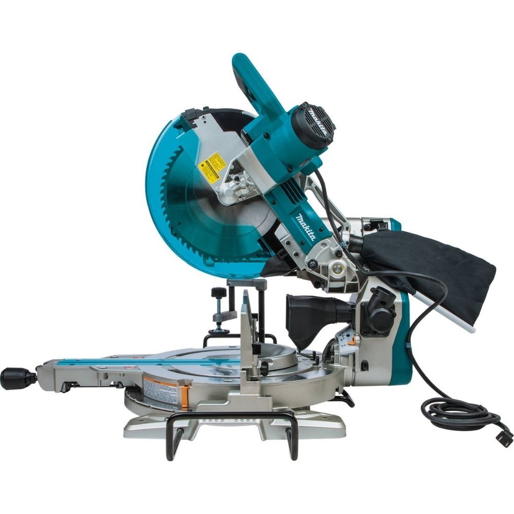 Makita LS1219LX 12" Dual-Bevel Sliding Compound Miter Saw, laser, stand