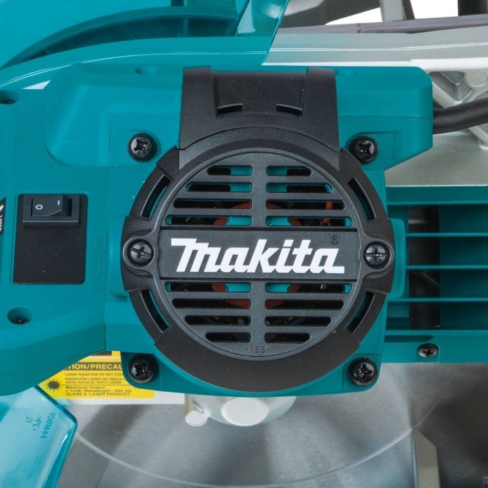 Makita LS1219LX 12" Dual-Bevel Sliding Compound Miter Saw, laser, stand