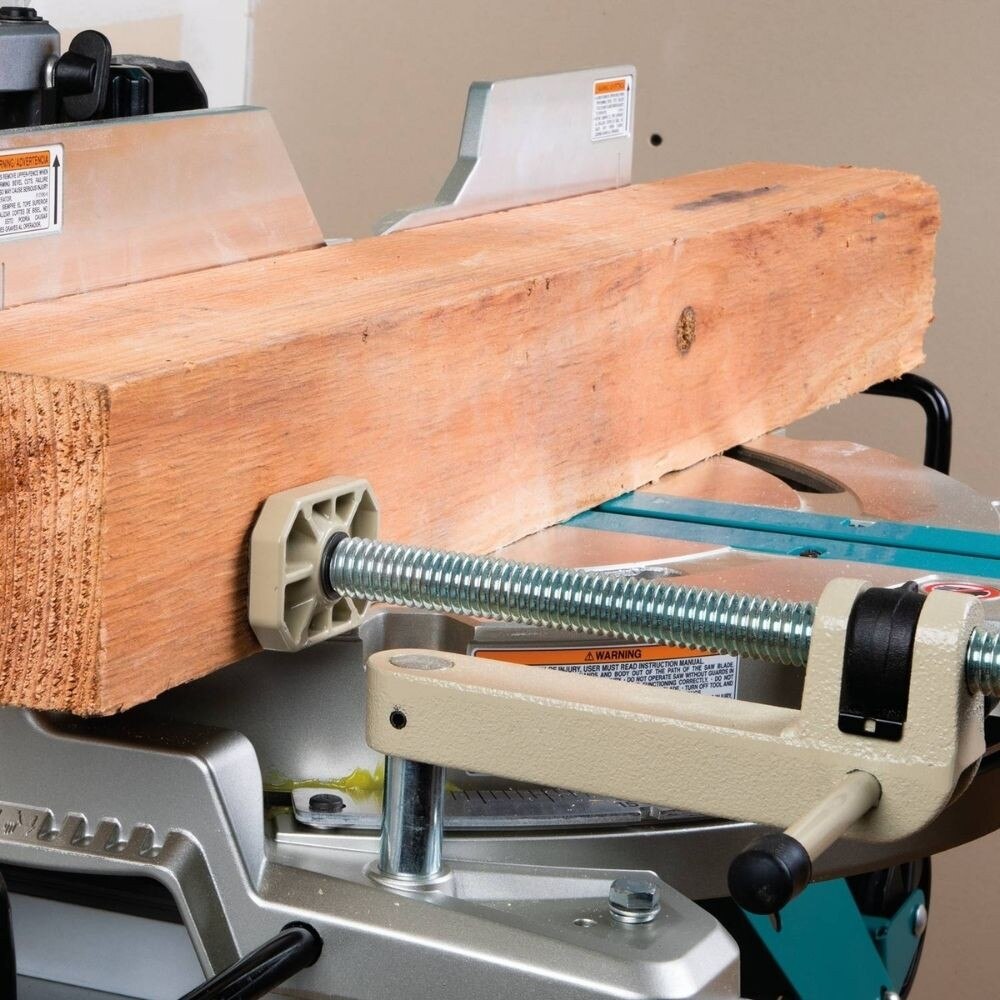 Makita LS1219LX 12" Dual-Bevel Sliding Compound Miter Saw, laser, stand