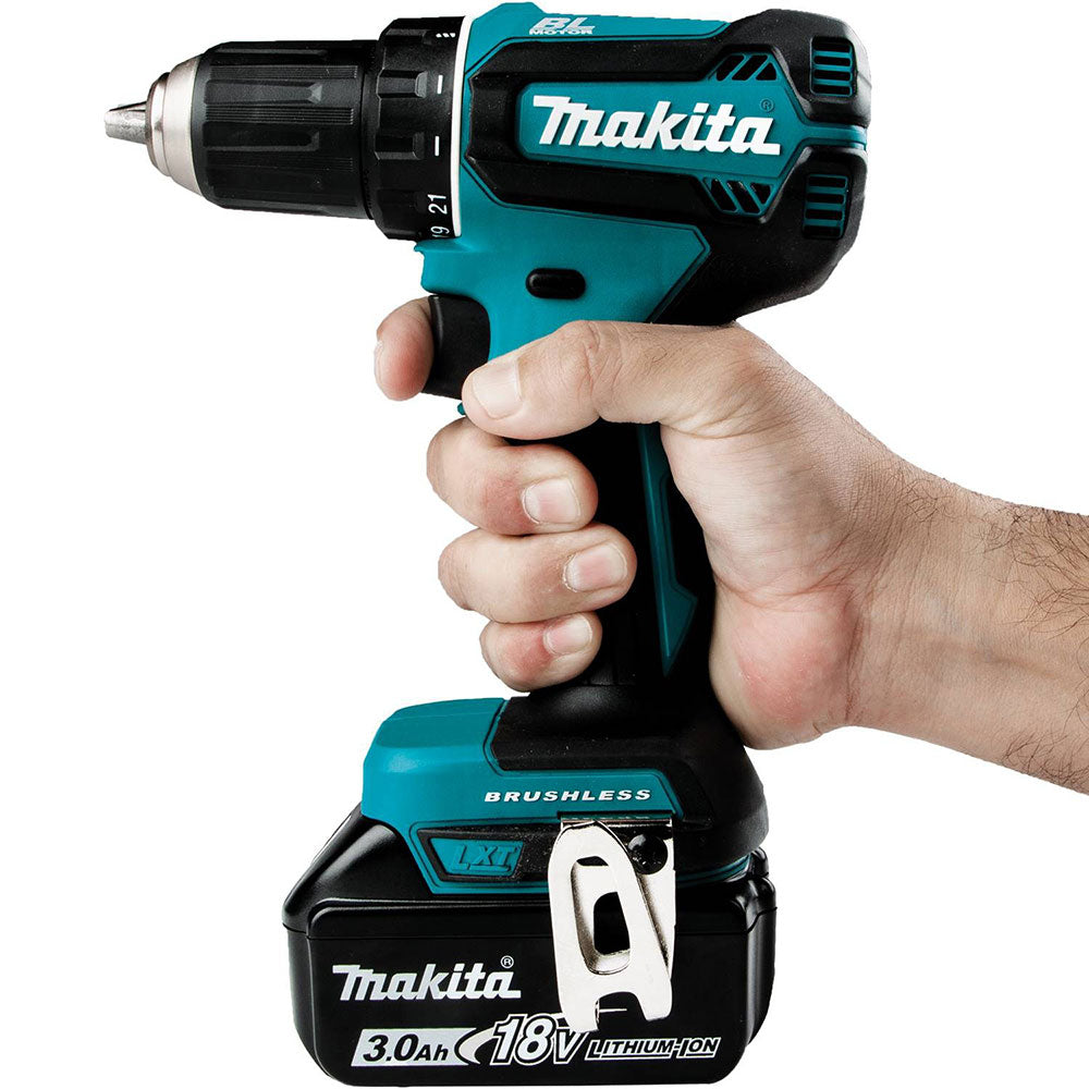 Makita XFD131 18V LXT Compact Brushless 1/2 in. Driver-Drill Kit (3.0Ah)