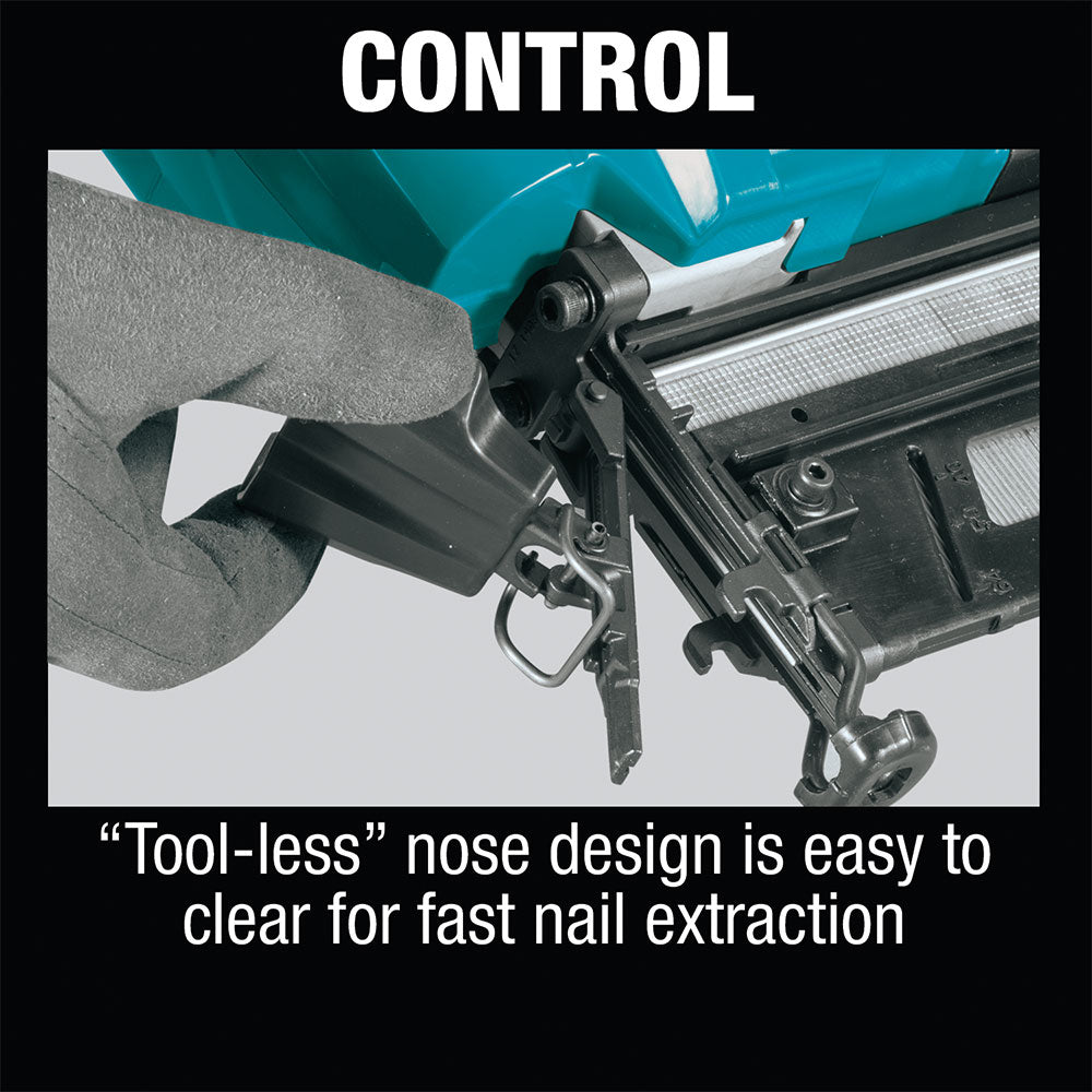 Makita XNB02Z 18V LXT 2-1/2" Straight Finish Nailer, 16 Ga. (Tool Only)