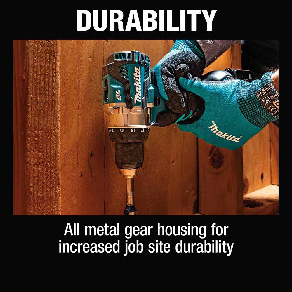 Makita XPH16Z 18V LXT Lithium-Ion Compact Brushless Cordless 1/2" Hammer Driver-Drill, Tool Only