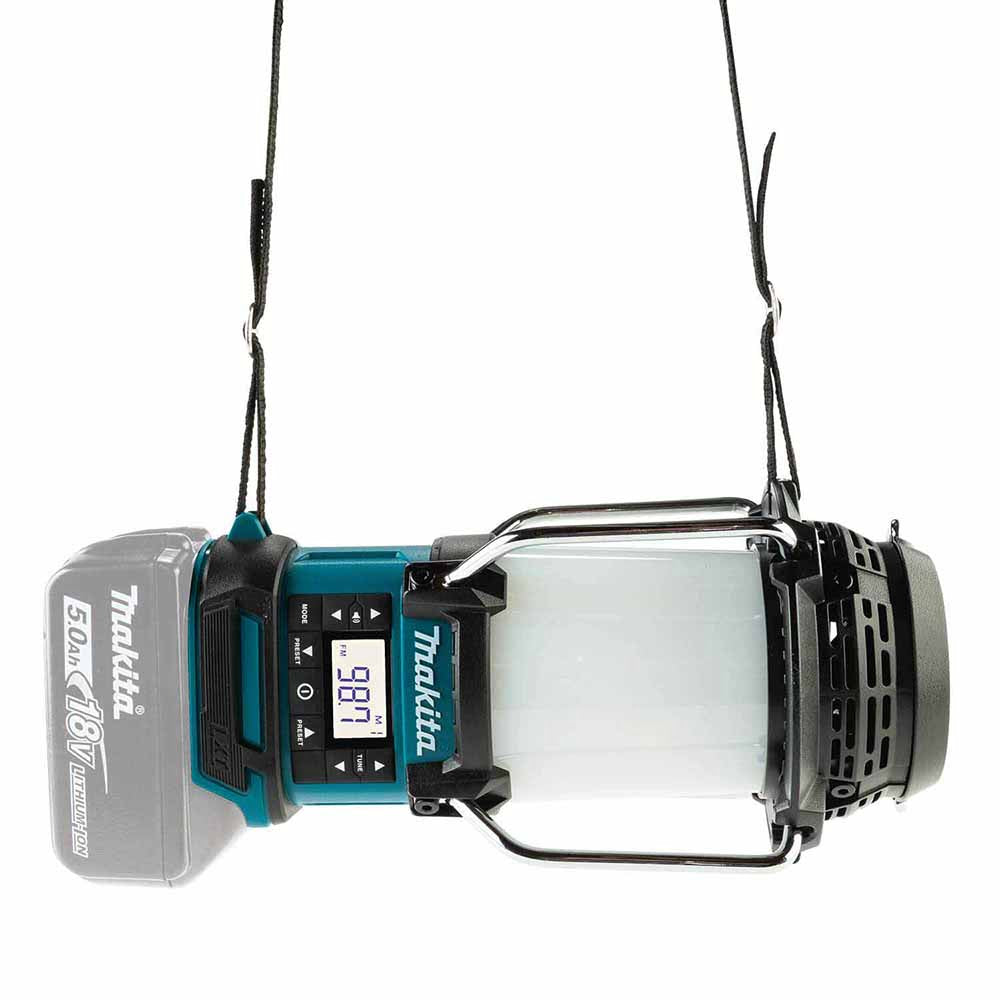 Makita XRM12 18V LXT Lithium-Ion Cordless Lantern with Radio, Tool Only