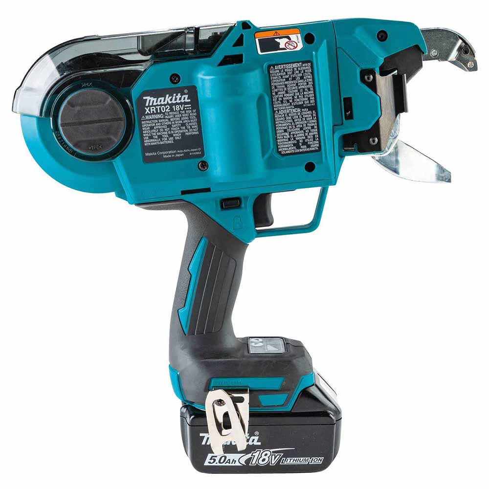 Makita XRT02TK 18V LXT Lithium-Ion Brushless Cordless Deep Capacity Rebar Tying Tool Kit (5.0Ah)