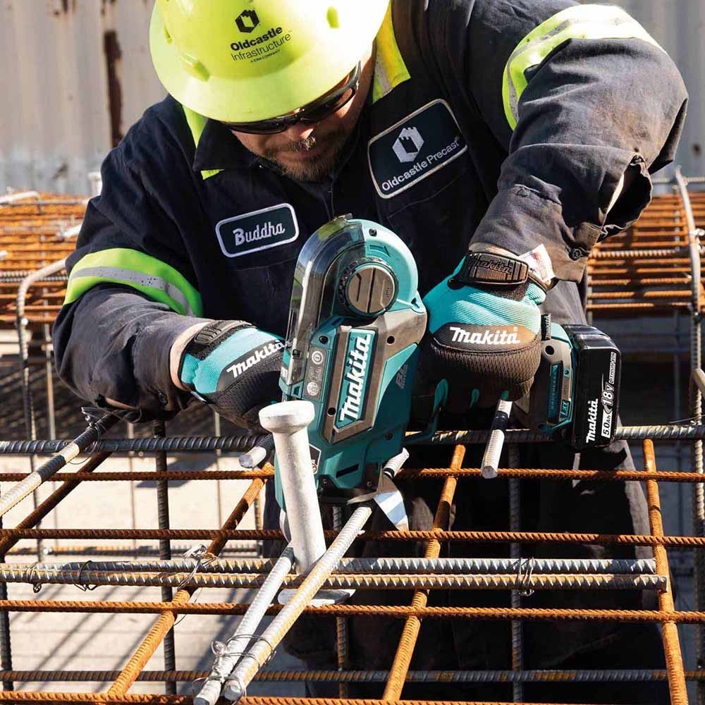 Makita XRT02TK 18V LXT Lithium-Ion Brushless Cordless Deep Capacity Rebar Tying Tool Kit (5.0Ah)