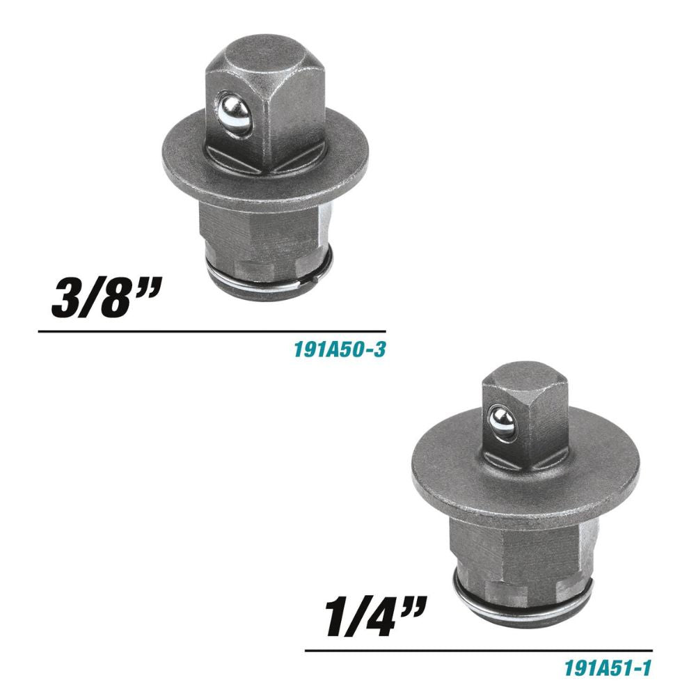 Makita XRW01SR1 18V LXT Lithium-Ion Cordless 3/8" / 1/4" Sq. Drive Ratchet Kit, interchangeable anvils, var. spd., L.E.D. Light, bag, with one battery (2.0Ah)