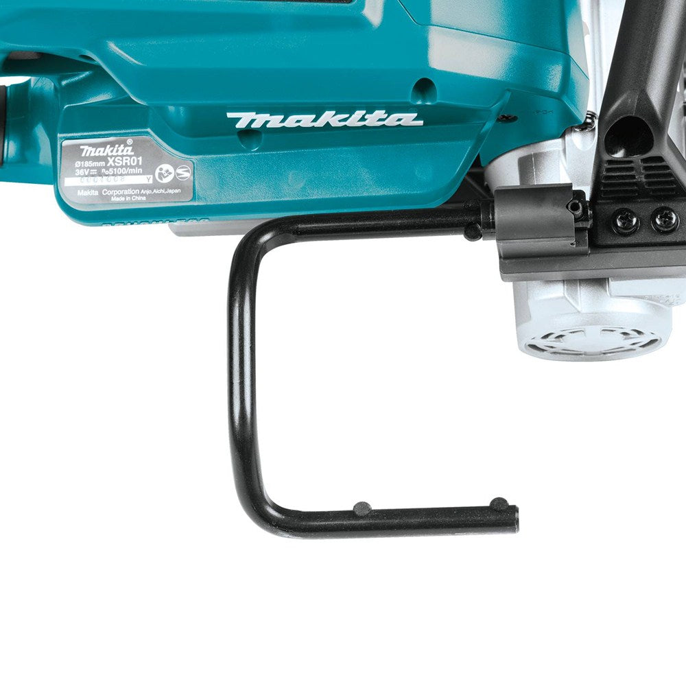 Makita XSR01PT 18V X2 LXT Li-Ion (36V) Brushless Cordless Rear Handle 7-1/4" Circular Saw Kit, 5.0Ah