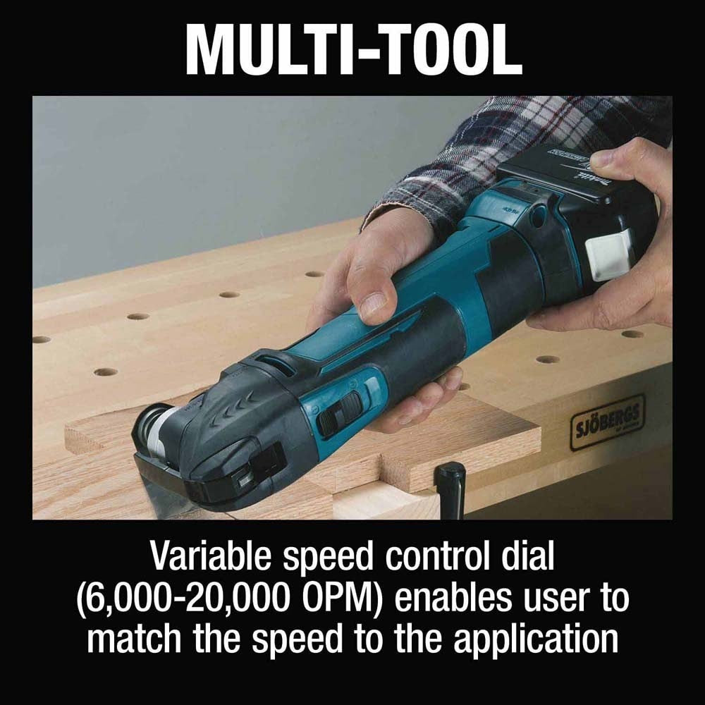 Makita XT1001SM 18V LXT Lithium-Ion Cordless 10-Pc. Woodworking Combo Kit (4.0Ah)
