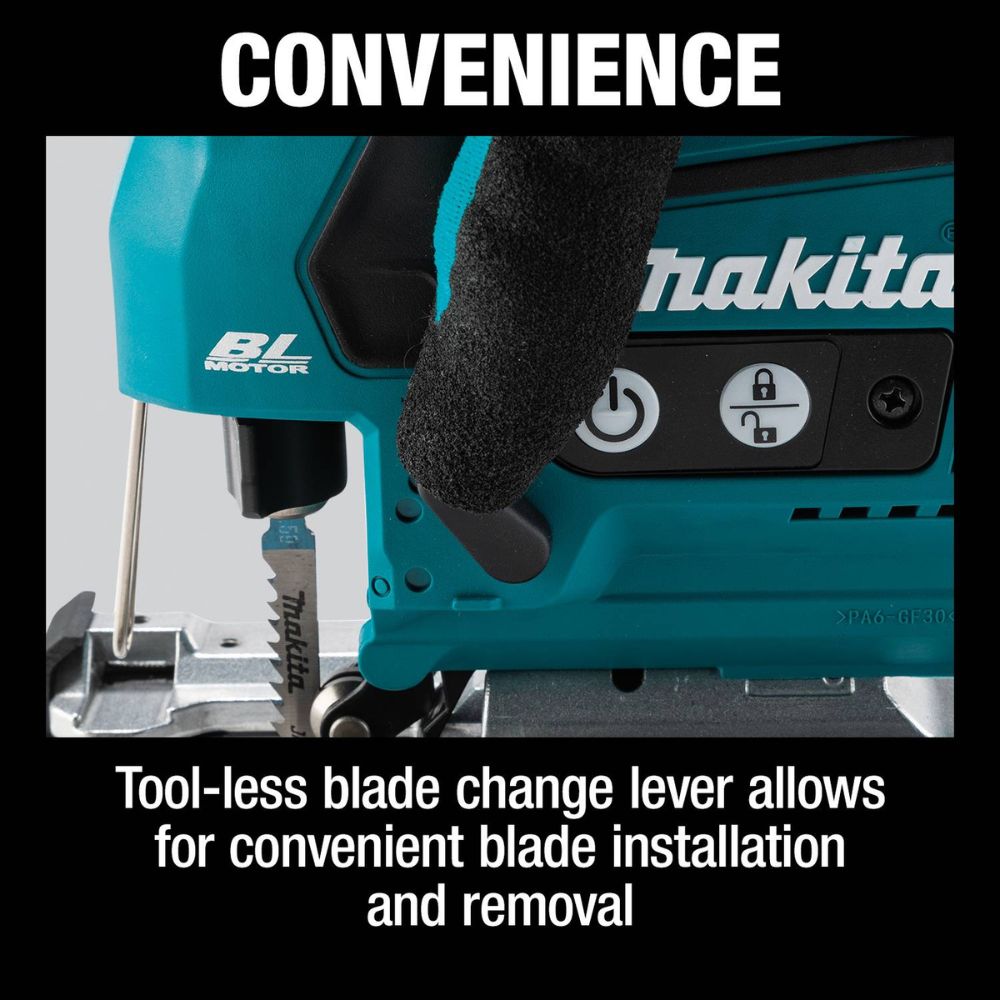 Makita XVJ05Z 18V LXT Lithium-Ion Brushless Cordless Barrel Grip Jig Saw, Tool Only